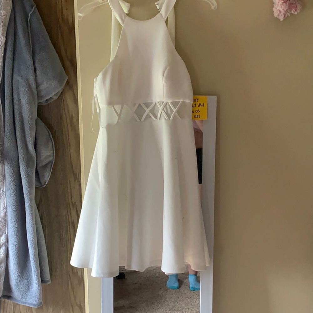 White dress
